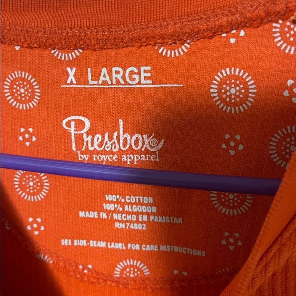 Pressbox Vibrant Oklahoma State Orange Graphic Long Sleeve extra large - Picture 5 of 7